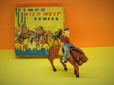 TIMPO TOYS SALVAJE OESTE EN CAJA MONTADO EN PLOMO DE COLECCIÓN AÑOS 50 VAQUERO PRISIONERO GUERRA MUNDIAL 2005 Foto 1 de 4