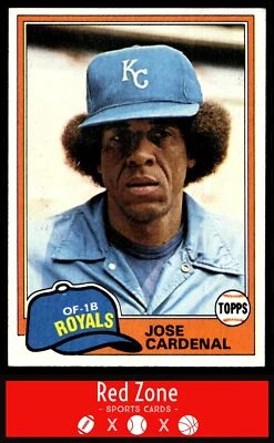 1981 Topps - #473 Jose Cardenal NM - Image 1 of 2