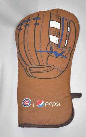 NEW Chicago Cubs Baseball Glove Mitt Oven Pot Holder BBQ Grill Pepsi Promo Cover