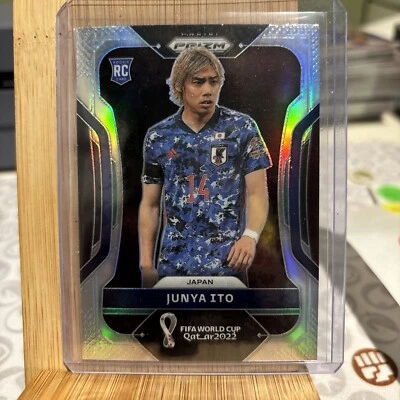 2022 PANINI PRIZM, WORLD CUP, SILVER, #127 JUNYA ITO, JAPAN - Image 1 of 2