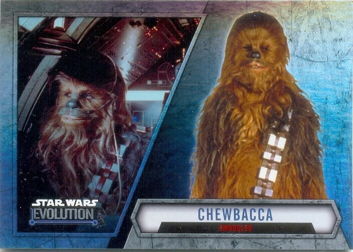 2016 Star Wars Evolution Silver Parallel Card 56 - CHEWBACCA - Image 1 of 1