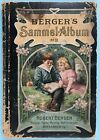 Reklame Jugendstil  Bergers Sammelalbum 3  vollstndig Robert  Berger Pneck 1910