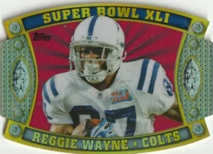 REGGIE WAYNE 2011 TOPPS SUPER BOWL LEGION SB-45 Indianapolis Colts - Foto 1 di 2