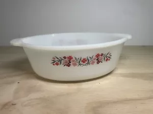 Vintage Fire-King 467 1 1/2Qt Casserole Baking Dish Primrose Pattern *No Lid* - Picture 1 of 7