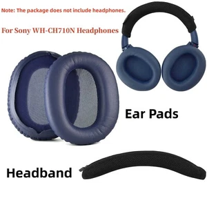 Replacement Soft Ear Pads Cushions Headband Cover For Sony WH-CH710N Headphones - Picture 1 of 11