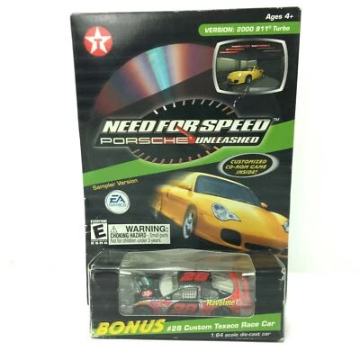 Need For Speed Porsche Unleashed  #28 Custom Texaco 1:64 NASCAR Race Car - Image 1 of 4
