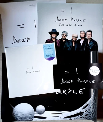 DEEP PURPLE =1 - 2LP / Purple Vinyl (2024) + 3 Poster + Promo Flyer - Bild 1 von 2