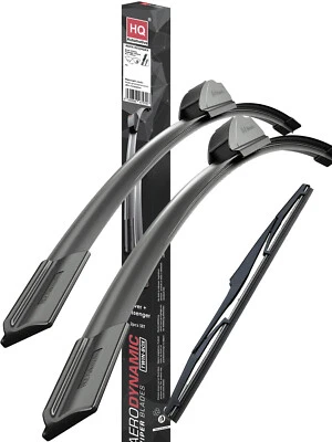 Front Rear Wiper Blades fits: FORD Transit Connect 2002-2013 | HQ AUTOMOTIVE Wip - Image 1 of 4