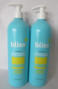 2 Bliss Cloud 9 Hydrating Scented Body Moisturizer Lotion Lemon & Sage 28oz - Picture 1 of 2