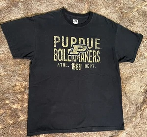 J. America Men's Shirt Sportswear Purdue Boilermakers Crew Neck Stretch XL - Picture 1 of 9