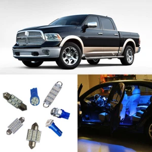 9×Blue Interior LED Light Kit for Ram 1500,2500,3500 (2011-2015) - Picture 1 of 6