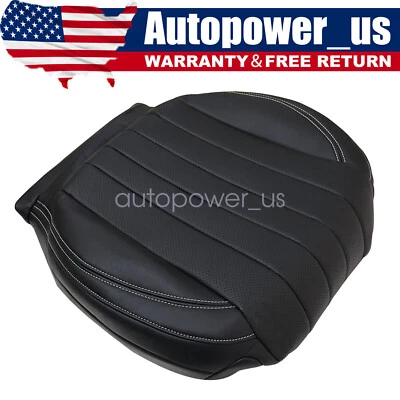 Cubierta de asiento inferior del conductor negra para Mercedes Benz E300 E350 W213 2017-2020 Foto 1 de 4