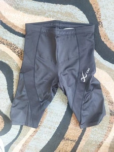 CW-X Biker Shorts Men Medium Black Stabilyx Ventilator Joint Support Compression - Picture 1 of 3