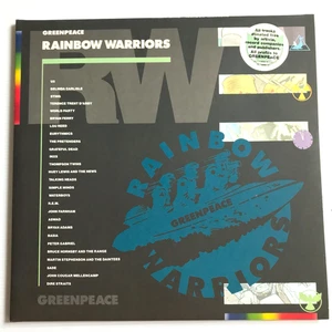 Greenpeace Rainbow Warriors Vinyl 2LP Compilation - Sade, U2, Lou Reed, REM 1989 - Picture 1 of 12