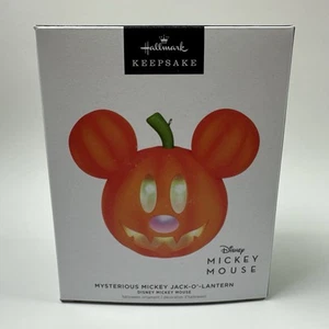 Hallmark Disney Micky Mouse Mysterious Mickey Jack-o'-Lantern Ornament - Picture 1 of 5