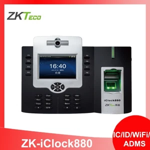 ZKTeco iClock880 TCP/IP IC/ID/WiFi 3,5" Fingerabdruck Zeiterfassungsgerät - Bild 1 von 8