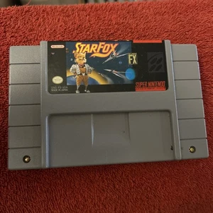 Star Fox SNES Super Nintendo 1993 Authentic Cart getestet funktioniert - Bild 1 von 2