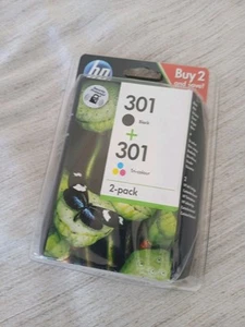 Hp Multipack 301 black + 301 Tri colour 2 pack ink ~ Genuine ~ Sealed! - Picture 1 of 2