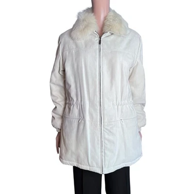 Abrigo Bromley Coche Deportivo Talla S DuPont Thermolite Cuello Imitación Piel Gamuza Lujo Foto 1 de 4