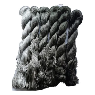 6 Skeins natural mulberry silk embroidery floss thread cross stitch thread DIY - Image 1 of 4