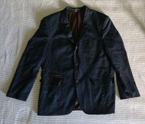 Johnston & Murphy Blazer Herren mittelblau kariert leichte Freizeitjacke  - Bild 1 von 18