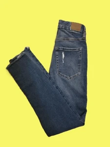 Aeropostale Neu mit Etikett Größe 4R Destructed Super High Rise Jeggings Jeans Curvy - Bild 1 von 8