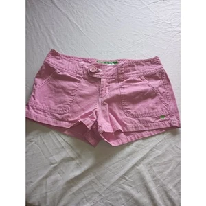 Pantaloncini cargo Aeropostale vintage Y2K vita bassa rosa donna taglia 3/4 - Foto 1 di 5
