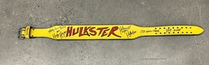 HULK HOGAN SIGNED AUTO OFFICIAL HULSTER WEIGHT BELT PSA/DNA LETTER WWE - Picture 1 of 3