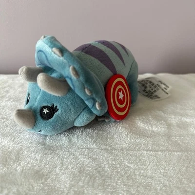Pixar Toy Story Trixie Azul Púrpura Triceratops Peluche Deseables Foto 1 de 4