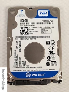 Dell (Western Digital WD5000LPVX-75V0TT0) Hard Drive - 500 GB - 5400 RPM KRH94 - Picture 1 of 1