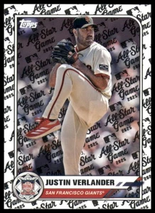 2025 Topps All-Star Game Justin Verlander #66 San Francisco Giants - Picture 1 of 2