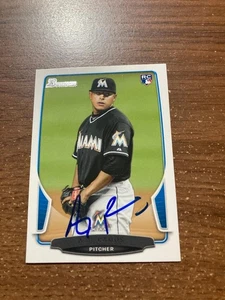 Autograph Signed Autographed AJ Ramos Marlins - Picture 1 of 1