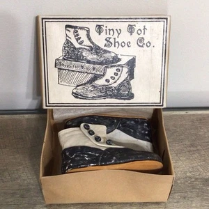 Tiny Tot Shoe Company Doll Shoe Vintage Reproduction Shoes - Picture 1 of 12