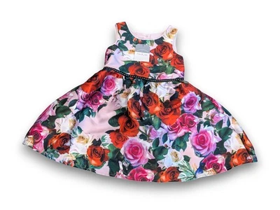 Vestido PASTOURELLE BY PIPPA & JULIE Estampado Floral Rosa Niñas 3T Nuevo con Etiquetas Foto 1 de 4