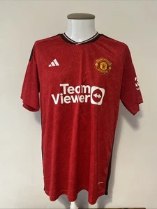 Adidas Manchester Man Utd 2023/24 Home Shirt Premier League Sleeve Badge 3XL - Picture 1 of 17
