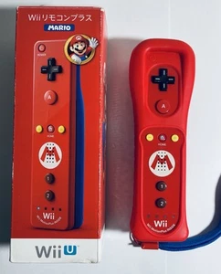 Official Nintendo Wii Remote Plus Mario Red OEM Boxed Wii U Compatible Japan - Picture 1 of 17