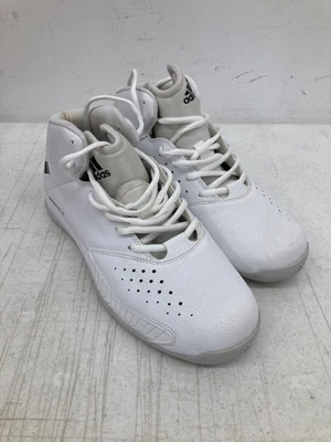 Adidas Adiprene Basketball Shoes Men's  Size 9.5 White/Black - Image 1 of 4