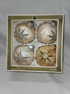 4 Vintage Weihnachten von Krebs Ornamente mit Box - Bild 1 von 2