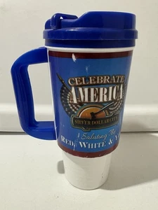 Silver Dollar City Mug 2012 Celebrate America Collectible w/Lid - Picture 1 of 8