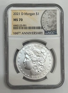 2021-D NGC MS70 Morgan Silver Dollar Better Date - Picture 1 of 4