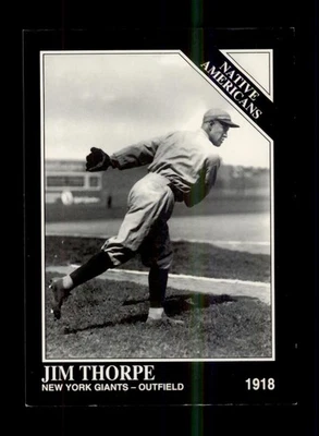 1993 SPORTING NEWS CONLON COLLECTION #771 JIM THORPE 1918 NEW YORK GIANTS  - Image 1 of 2