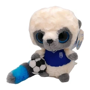 Peluche de 6" de peluche de lémur cola azul fútbol Aurora Yoohoo & Friends - Imagen 1 de 8