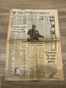 El periódico independiente. 7 de octubre de 1986. Tubo de misiles explosión hundido submarino soviético - Imagen 1 de 7