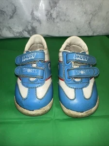Vintage Smurf sports baby shoes size 3 P-31 - Picture 1 of 5