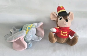 2 peluche Disney Dumbo da collezione, Dumbo MBBP Express Dumbo + topo Timothy Q  - Foto 1 di 17