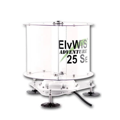 Mini Windgenerator vertikal 50 W ElvWiS 12V 24V Camping Klein-Windrad zerlegbar - Bild 1 von 4