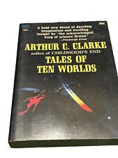 TALES OF TEN WORLDS  by Arthur C. Clarke vintage 1964 Dell FIRST PRINT Like New