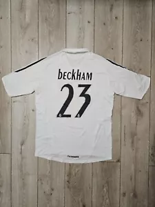 REAL MADRID 2005 HOME BECKHAM VINTAGE FOOTBALL SHIRT FUSSBALL TRIKOT L ADIDAS - Bild 1 von 14