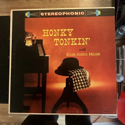 HONKY TONKIN' w/Eddie (Piano) Miller, Stereophonic Sound, Vinyl LP Album PST-617 - Image 1 of 4