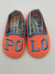 Blue & Melon Ralph Lauren POLO Baby Shoes PW1 - Picture 1 of 6